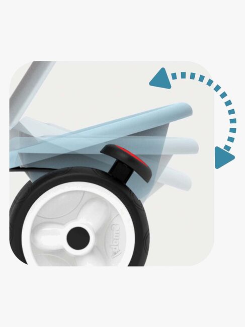 Smoby Trehjulet Cykel Baby Balade Plus, Blå