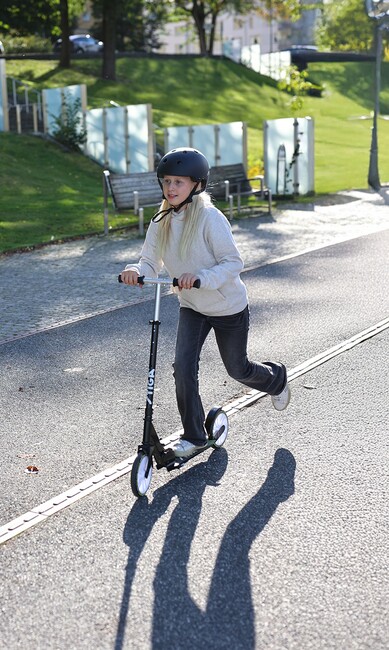 STIGA STR Løbehjul Route 200-S, Hvid/Blå