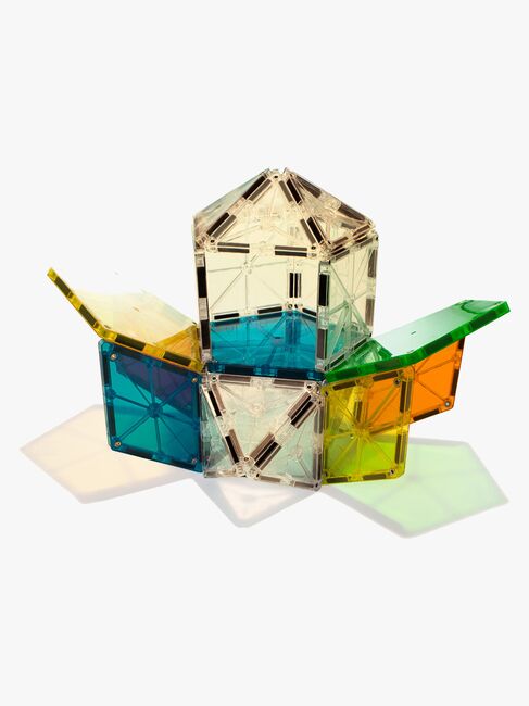 MAGNA-TILES Clear Colors Polygon Udvidelsessæt 8 Dele