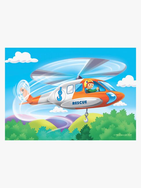 Ravensburger Udrykningskøretøjer Puslespil 4-i-1