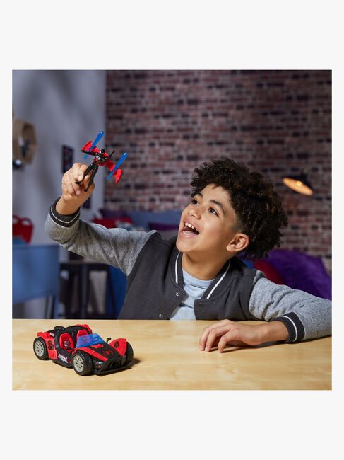 Marvel Spider-Man Epic World of Actionfigur med Bil - Miles Morales Remix Blast-Racer