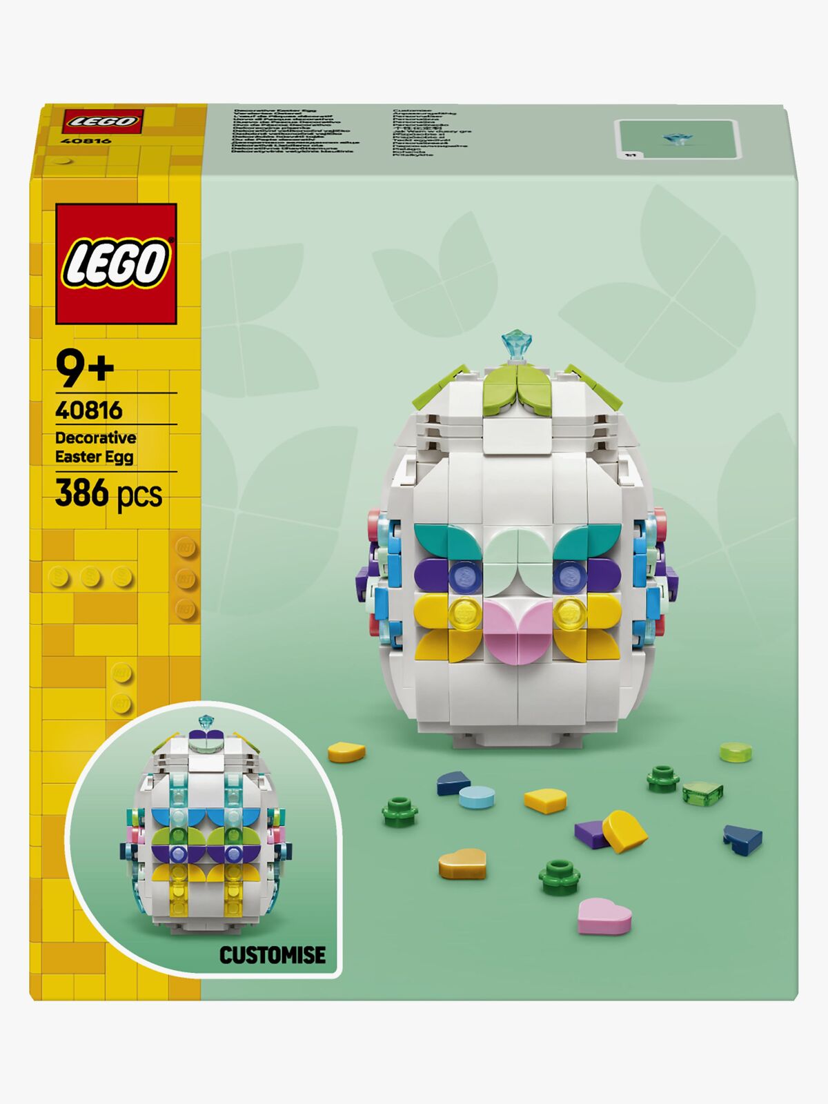 LEGO Iconic 40816 Dekorativt påskeæg