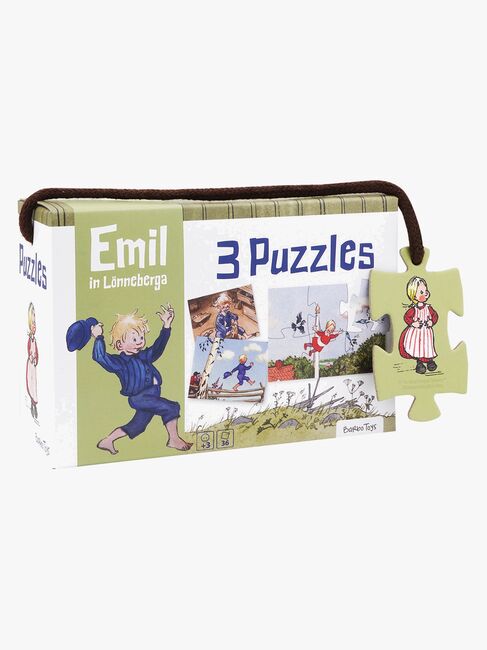 Barbo Toys Emil Fra Lønneberg Puslespil 3-i-1