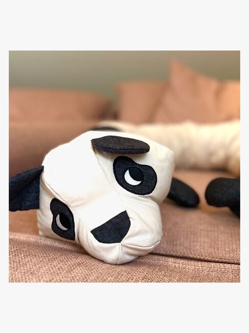 Roommate Lang Pude Panda, Hvid