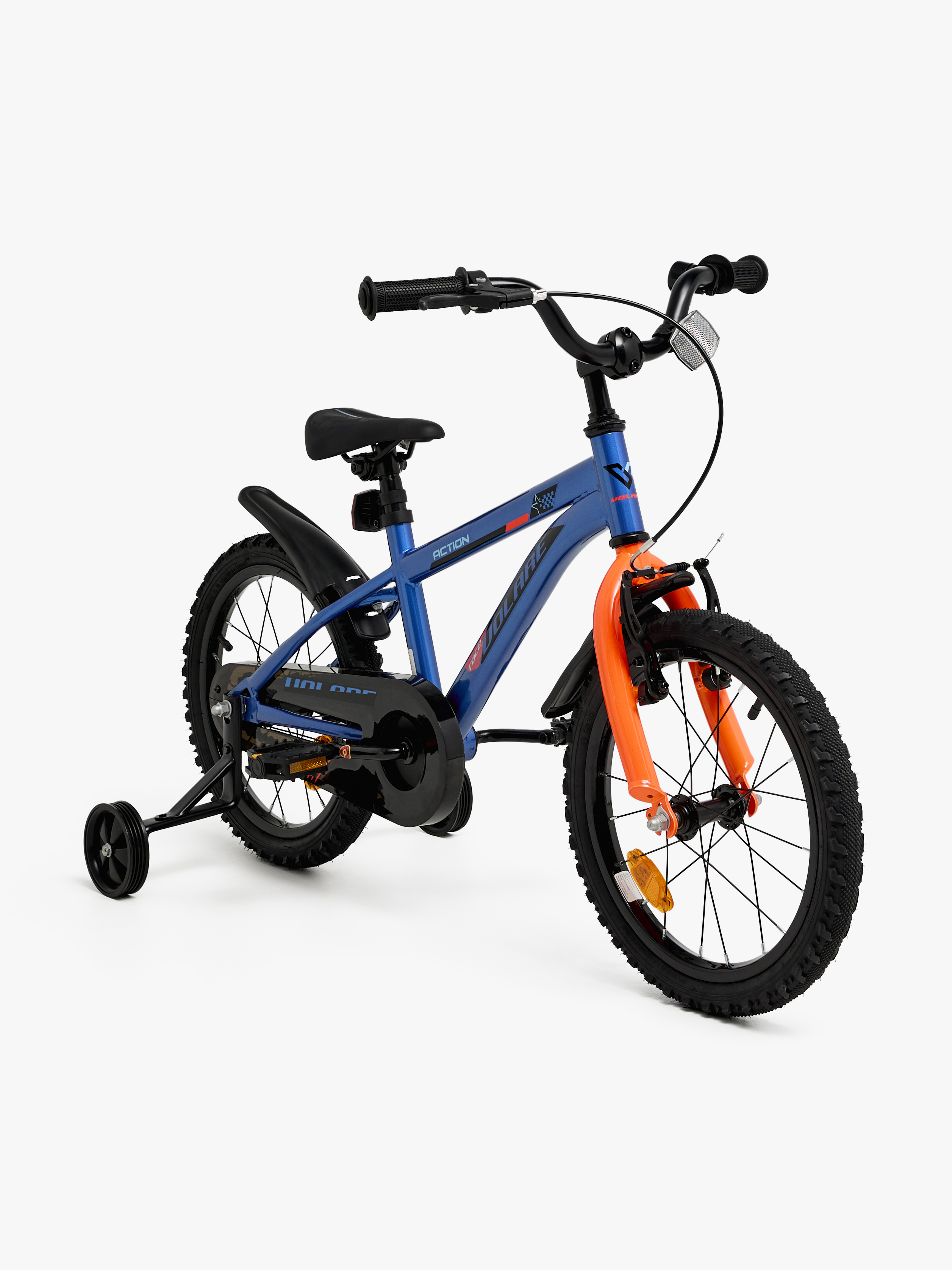 Volare Action Cykel 16 Tommer, Blå/Orange
