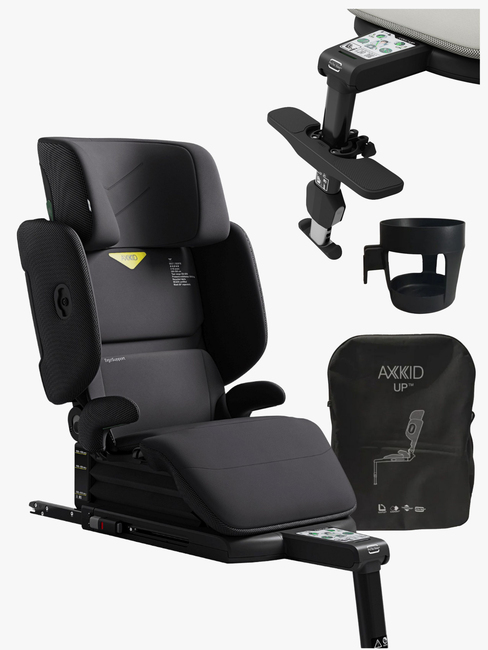 Axkid Up Autostol inkl. Tilbehør, Arctic Mist Grey
