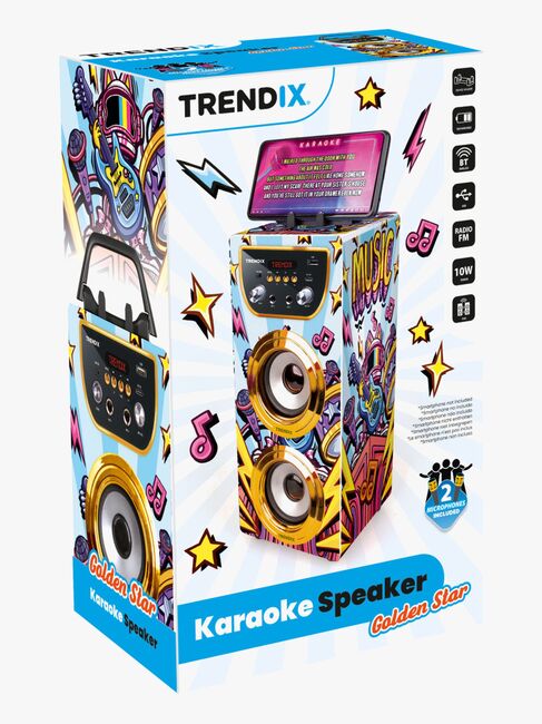 Trendix Karaokemaskine Golden Star