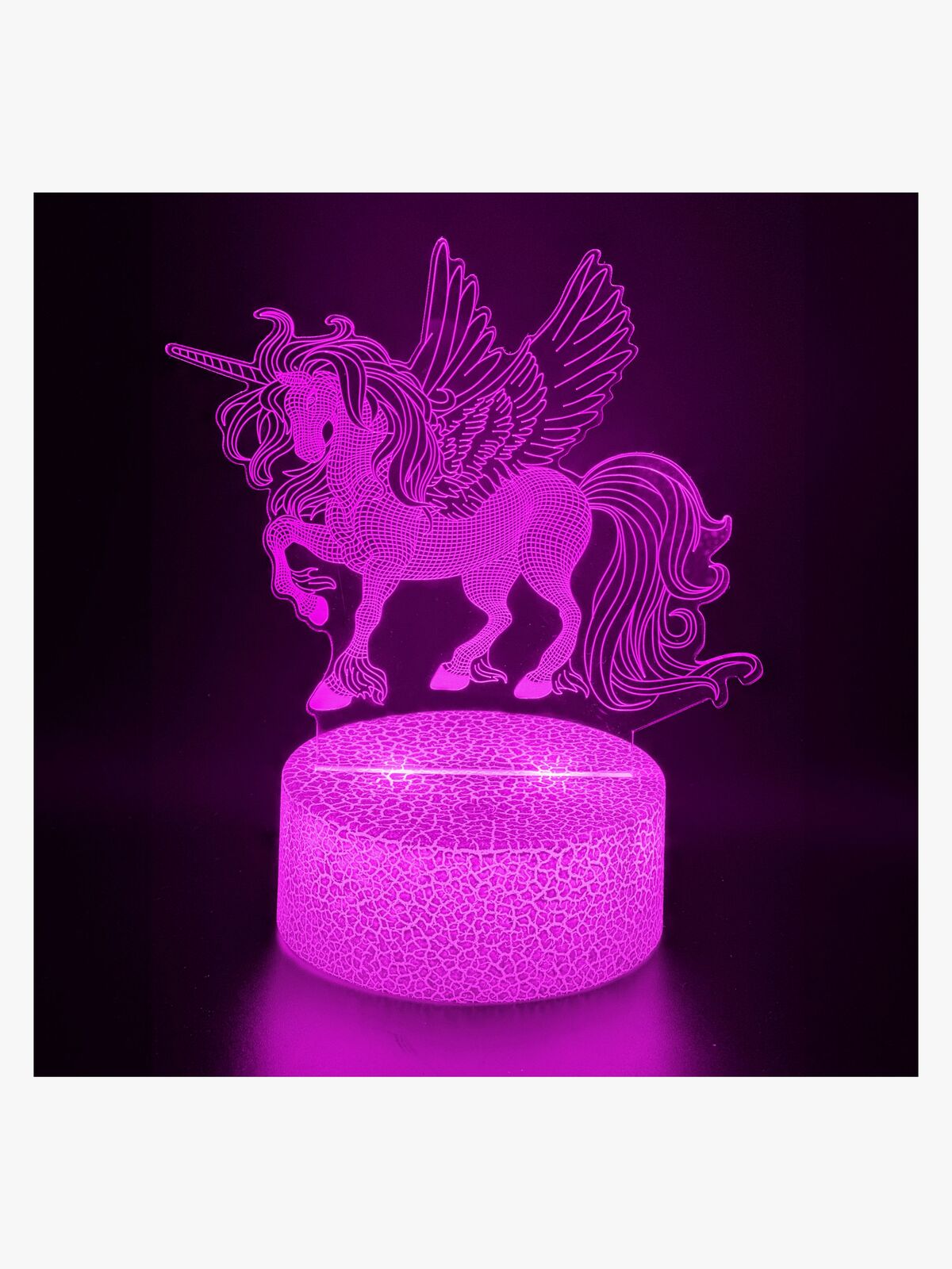 Powerpal 3D-Natlampe, Enhjørning