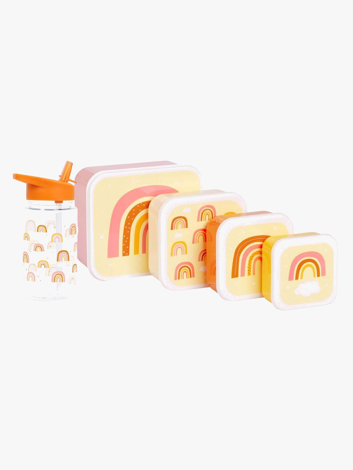A Little Lovely Company Madkasse & Flaske, Rainbows