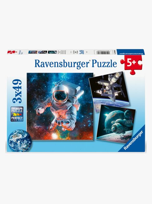 Ravensburger Puslespil Space Adventure 3x49 Brikker