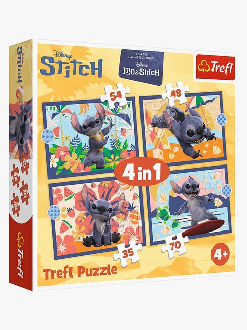 Disney Lilo & Stitch Puslespil 4-i-1