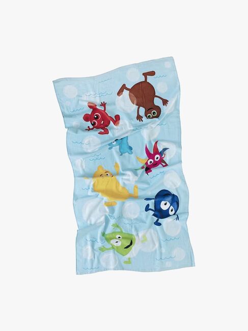 Babblarna Badehåndklæde Bobler, Blå