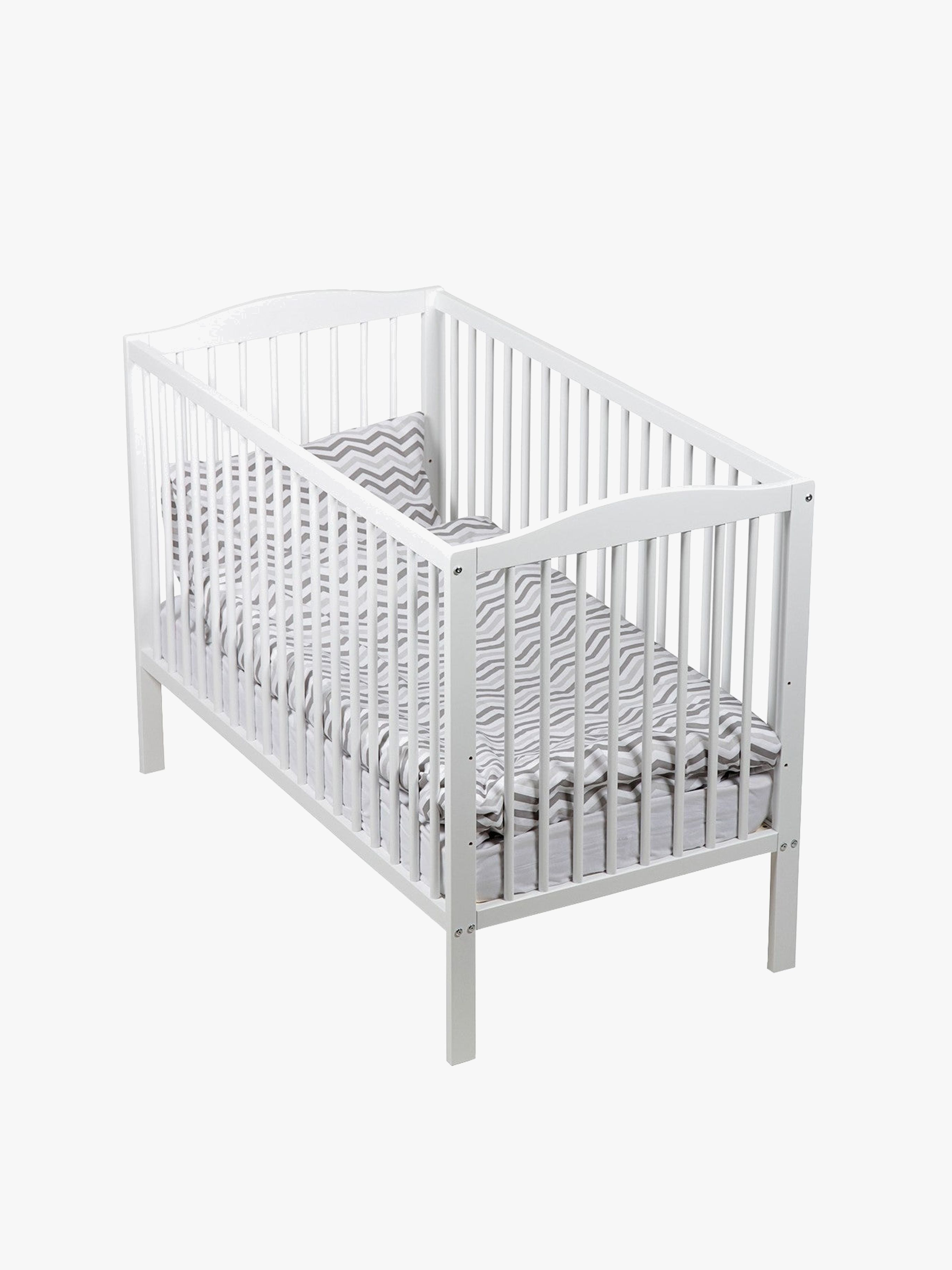 JLY MAJA Dream Tremmeseng m. BabyMatex Softi Madras 60x120, Hvid