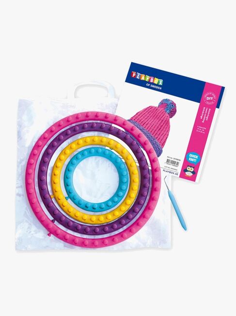 Playbox Strikkeringe, 4 Størrelser