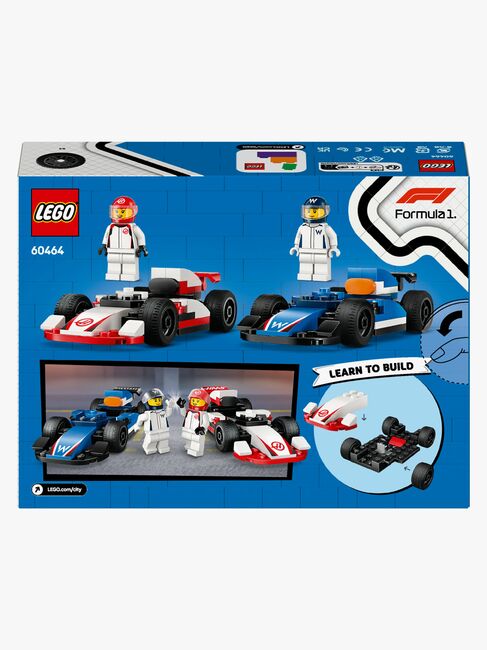 LEGO City 60464 F1 Williams Racing og Haas F1-racerbiler