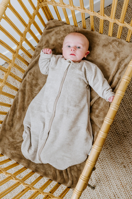 Baby's Only Sovepose Langærmet Sense 70cm TOG 1.8, Pebble Grey