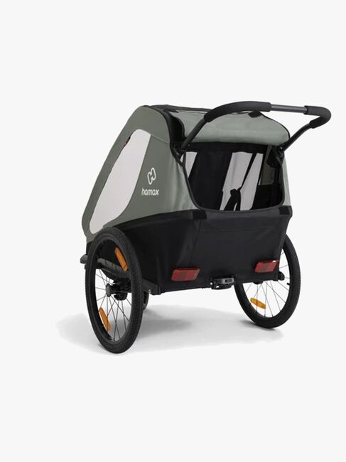Hamax Traveller Cykelanhænger, Khaki Green/Black