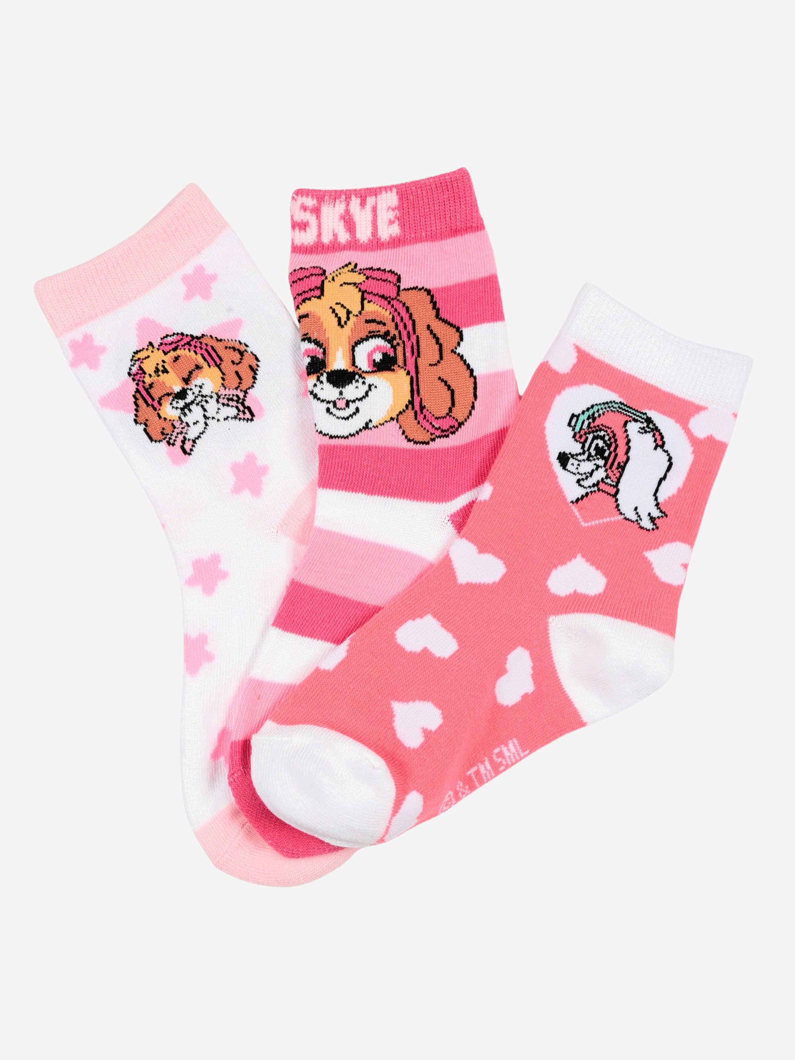 Paw Patrol Strømper 3-pak, Multifarvet, 31-34