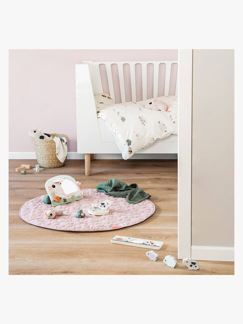 Done By Deer Sengesæt Tiny Farm 100x140 Tremmeseng, Sandfarvet