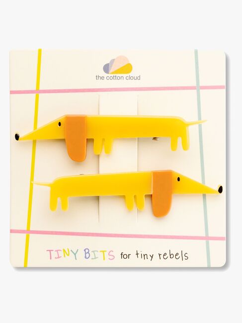 The Cotton Cloud Hårspænder 3-pak, Flying Dog