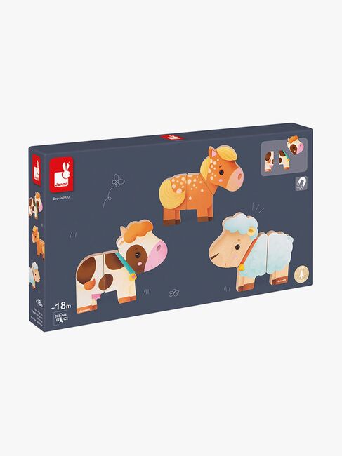 Janod Funny Magnets Farm Magnetsæt