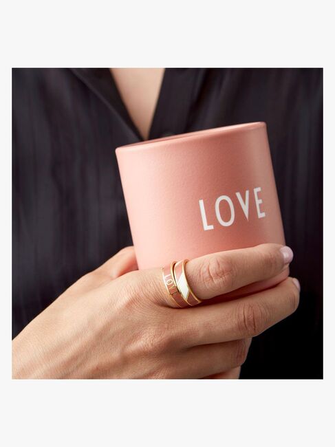Design Letters Candy Ring Love, Ash Lyserød