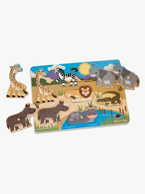 Melissa & Doug Knoppuslespil Safari 7 Brikker