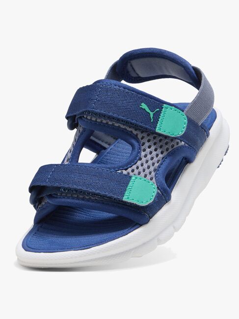 Puma Evolve Sandaler, Blue/Vibrant Green