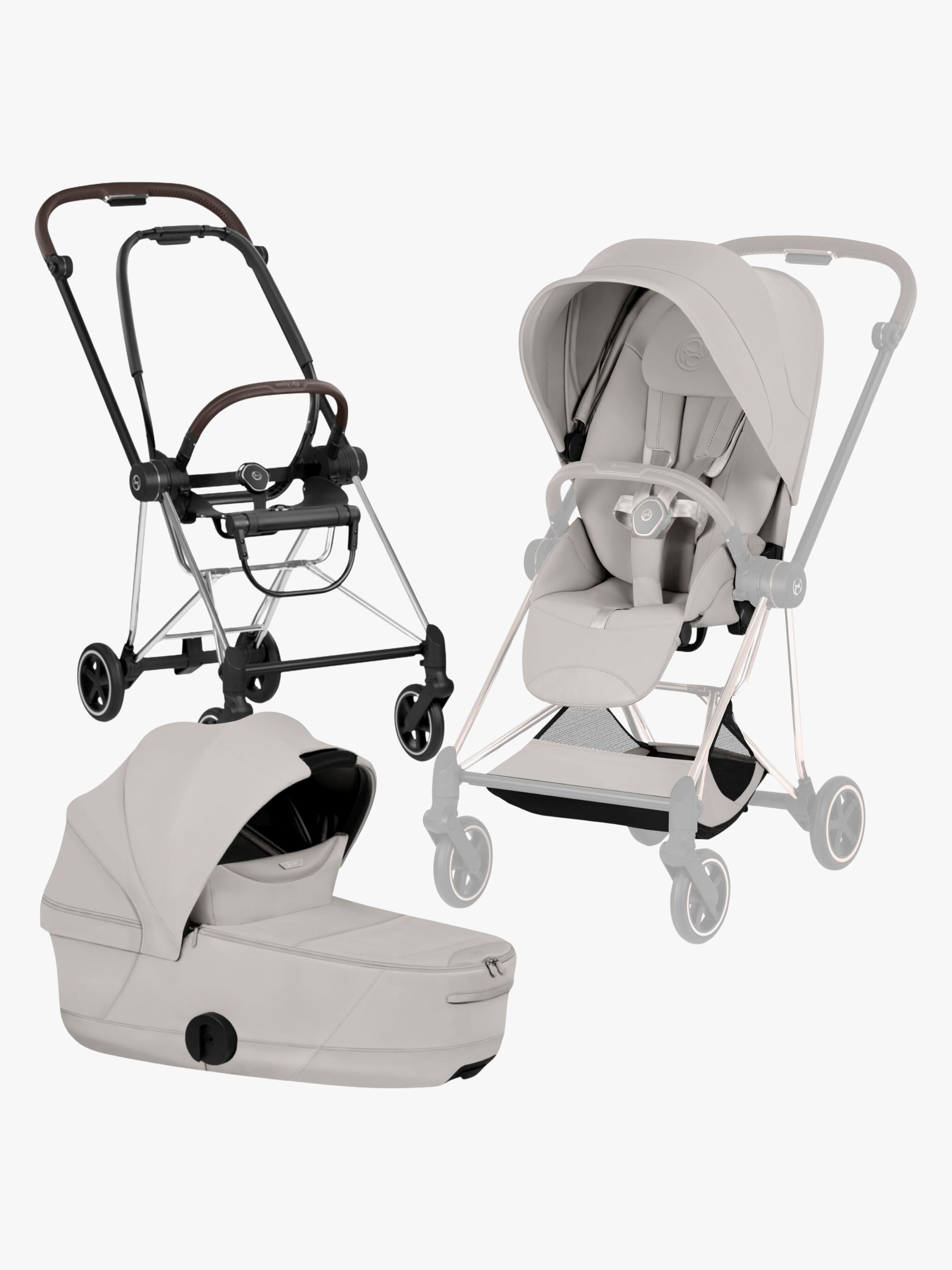 Cybex Mios Style Duovogn, Chrome Brown/City Grey