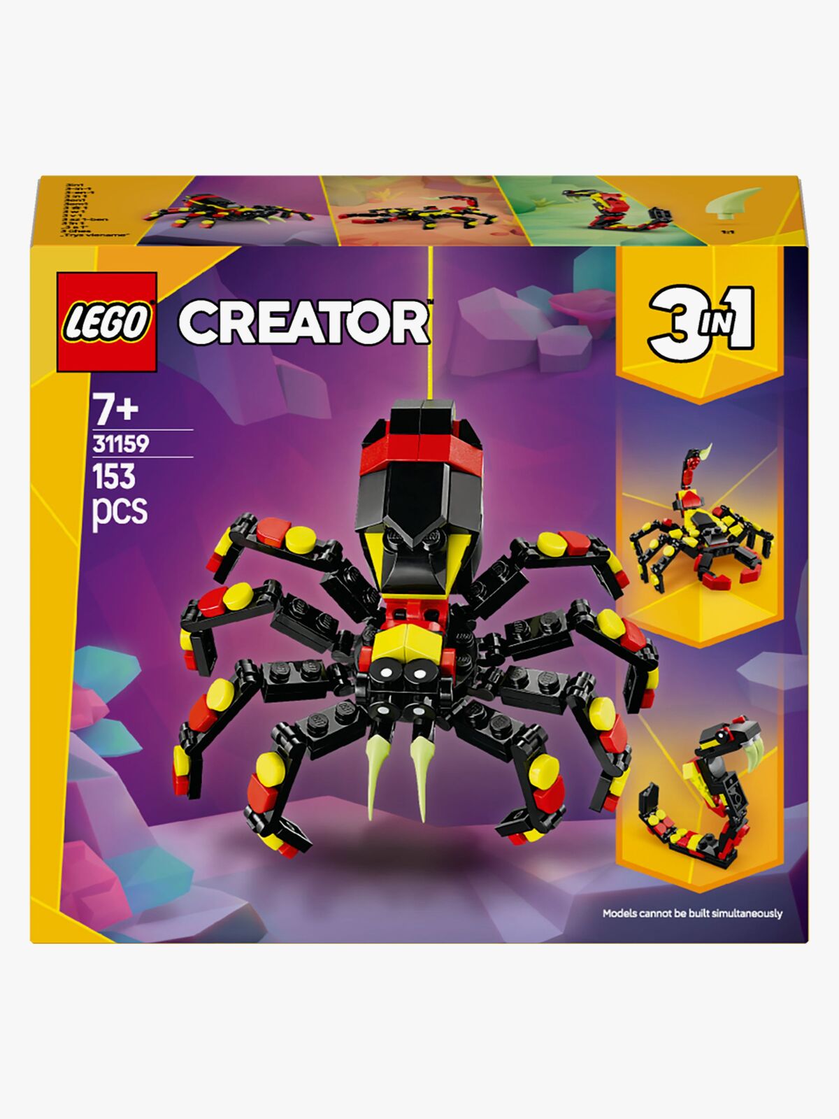LEGO Creator 31159 Vilde dyr: Edderkop på spring