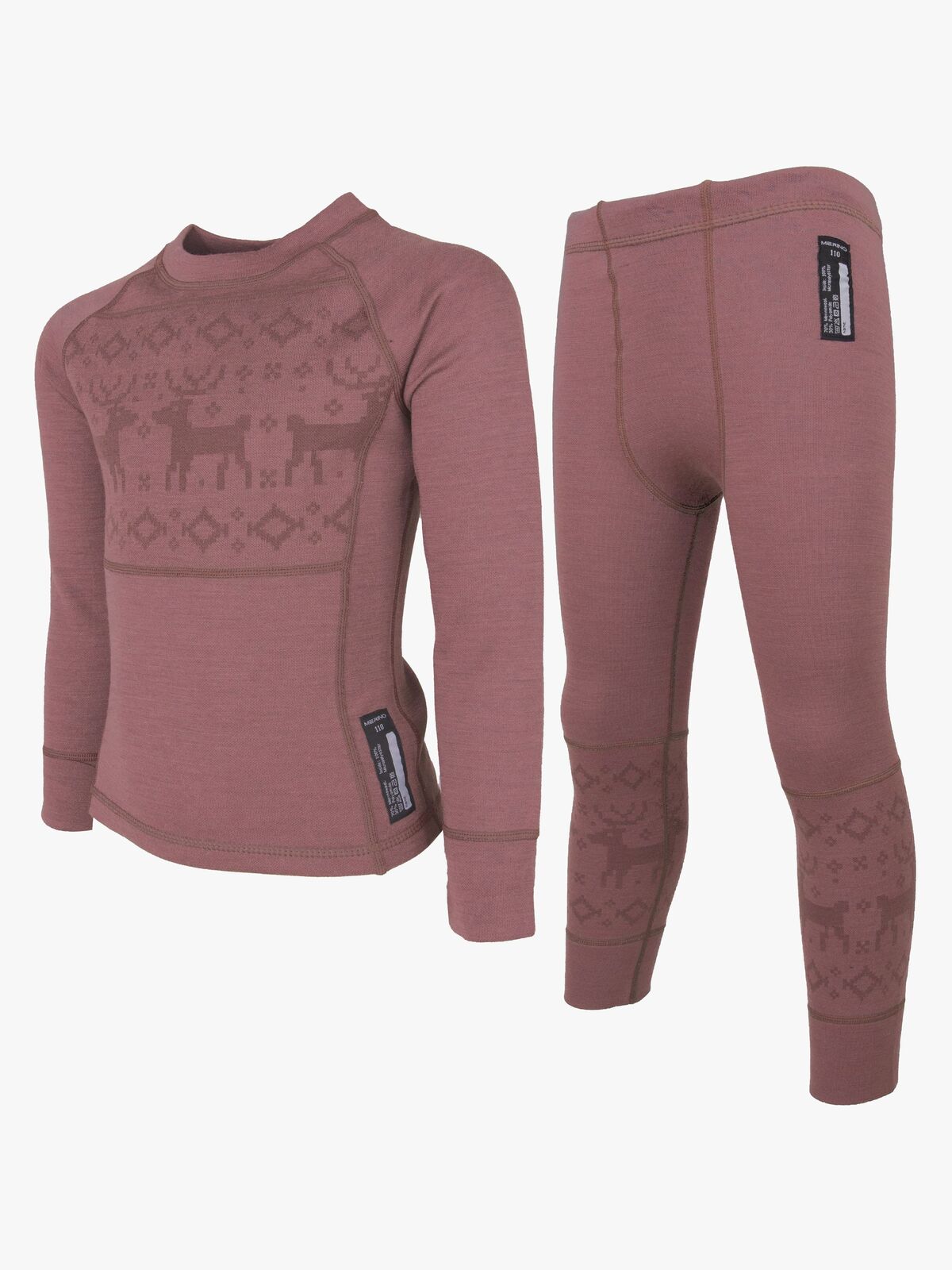 Lindberg Kåbdalis Skiundertøj Merino, Rose