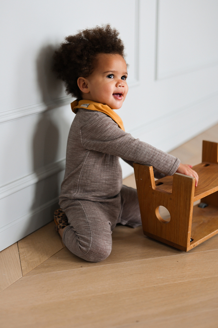 Mikk-Line Flyverdragt Merinould, Melange Denver