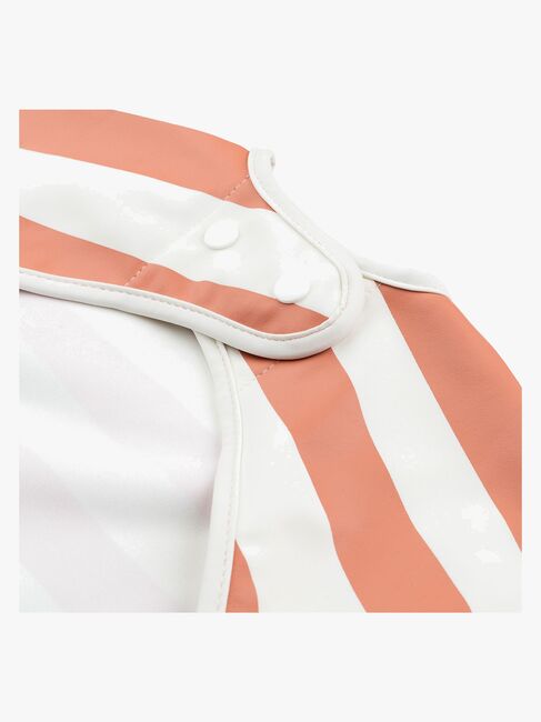 Done By Deer Langærmet Hagesmæk, Stripes Papaya