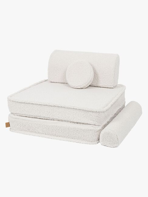 Meowbaby Play Bearly Premium  Bygbar Sofa, Cremefarvet