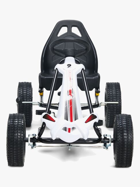 Alex's Garage Pedalbil Go-kart, Hvid