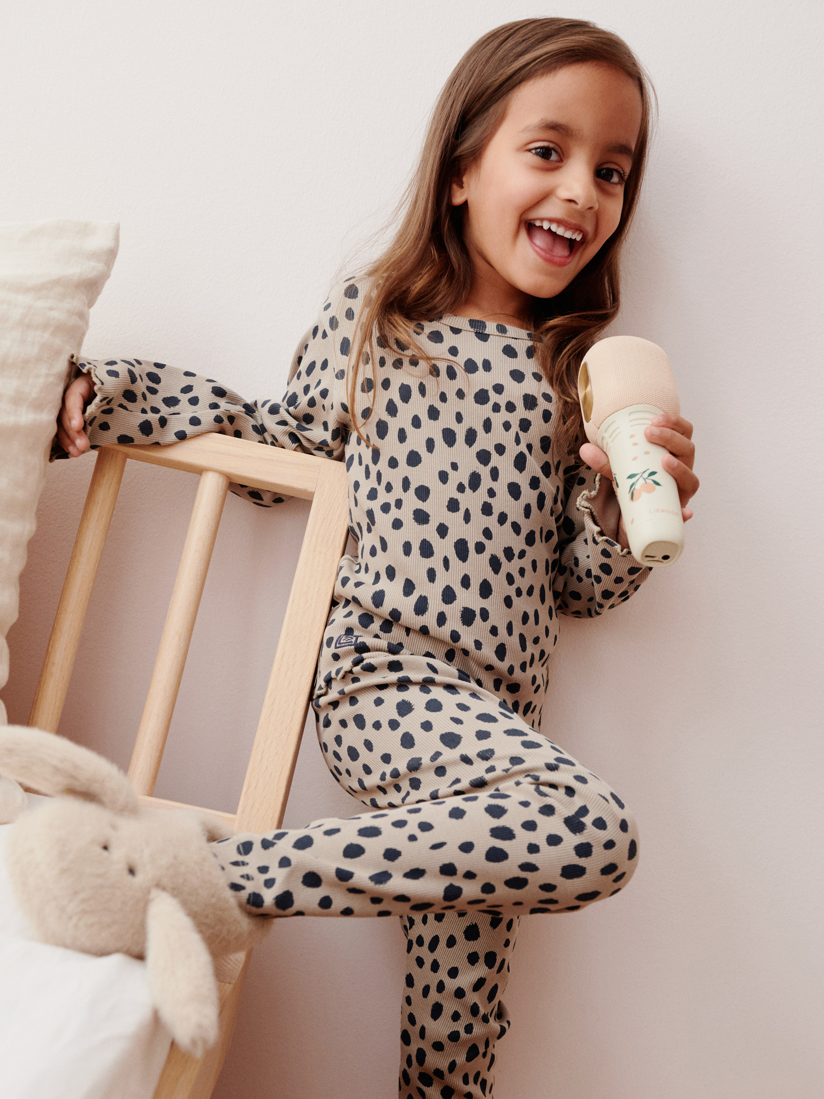 LIEWOOD Marien Leggings, Leo spots/Mist, 128