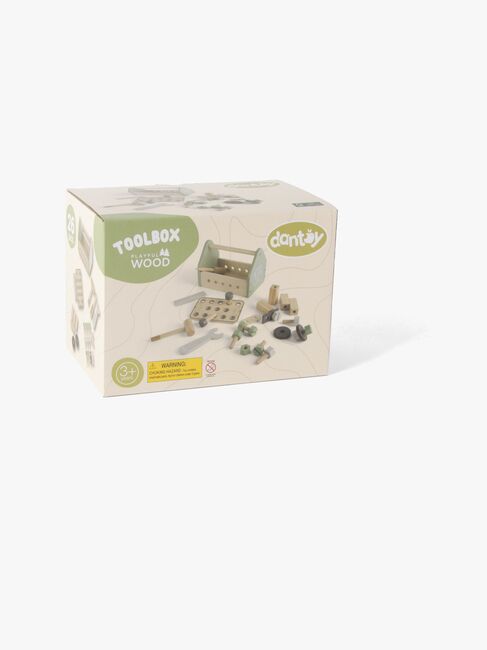 Dantoy Værktøjskasse Wood In Gift Box