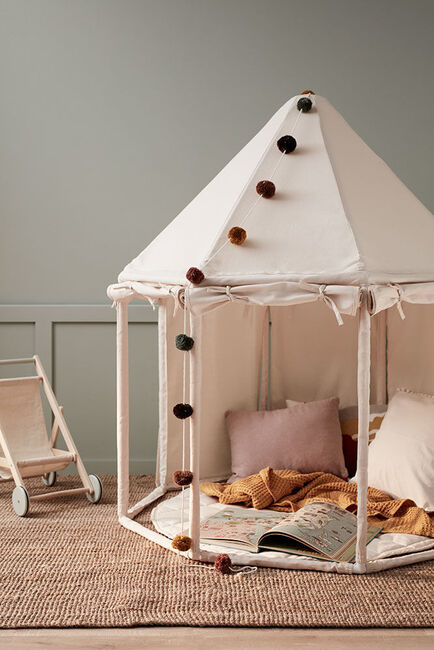 Kid's Concept Pavillon-Telt, Naturhvid