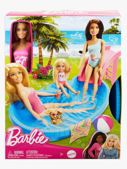 Barbie Legesæt Dukke & Pool
