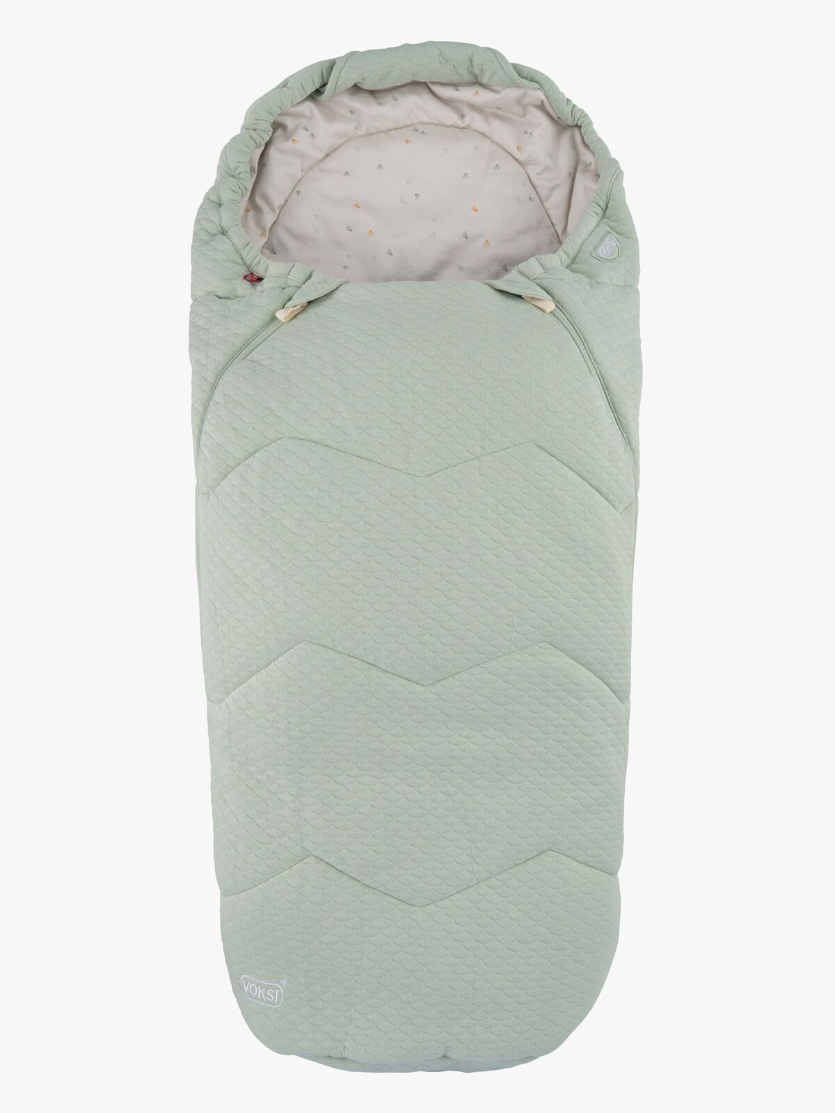 Voksi Breeze Light Kørepose, Dusty Green Footprints