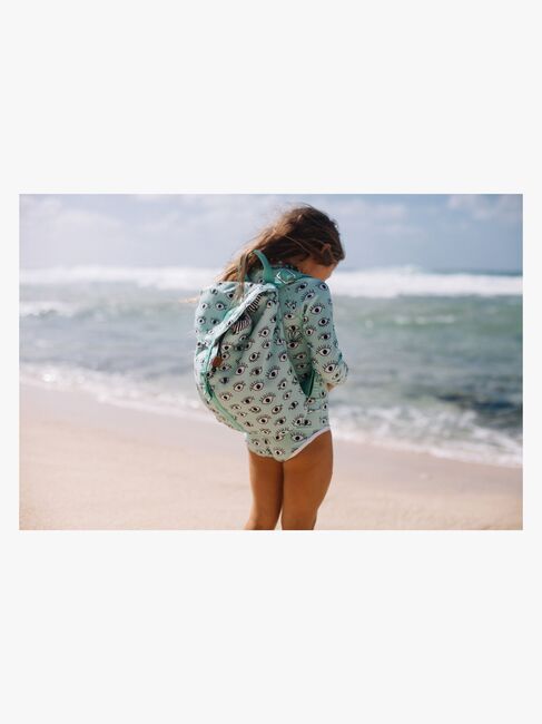 Beach & Bandits Rygsæk O my, Fish eye, Grøn 