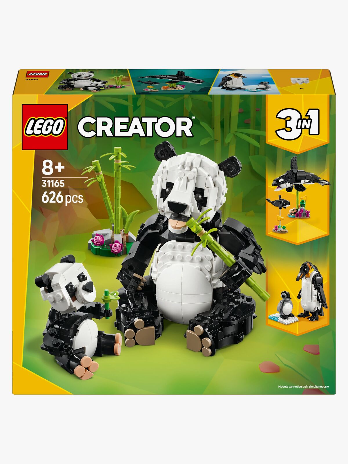 LEGO Creator 31165 Vilde dyr: Pandafamilie