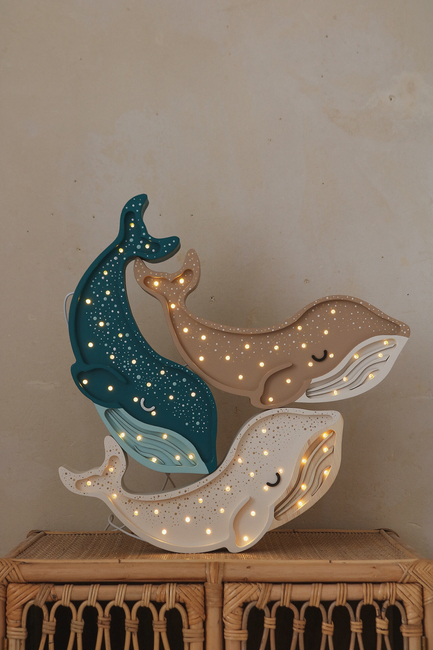 Little Lights Lampe Hval, Galaxy Teal