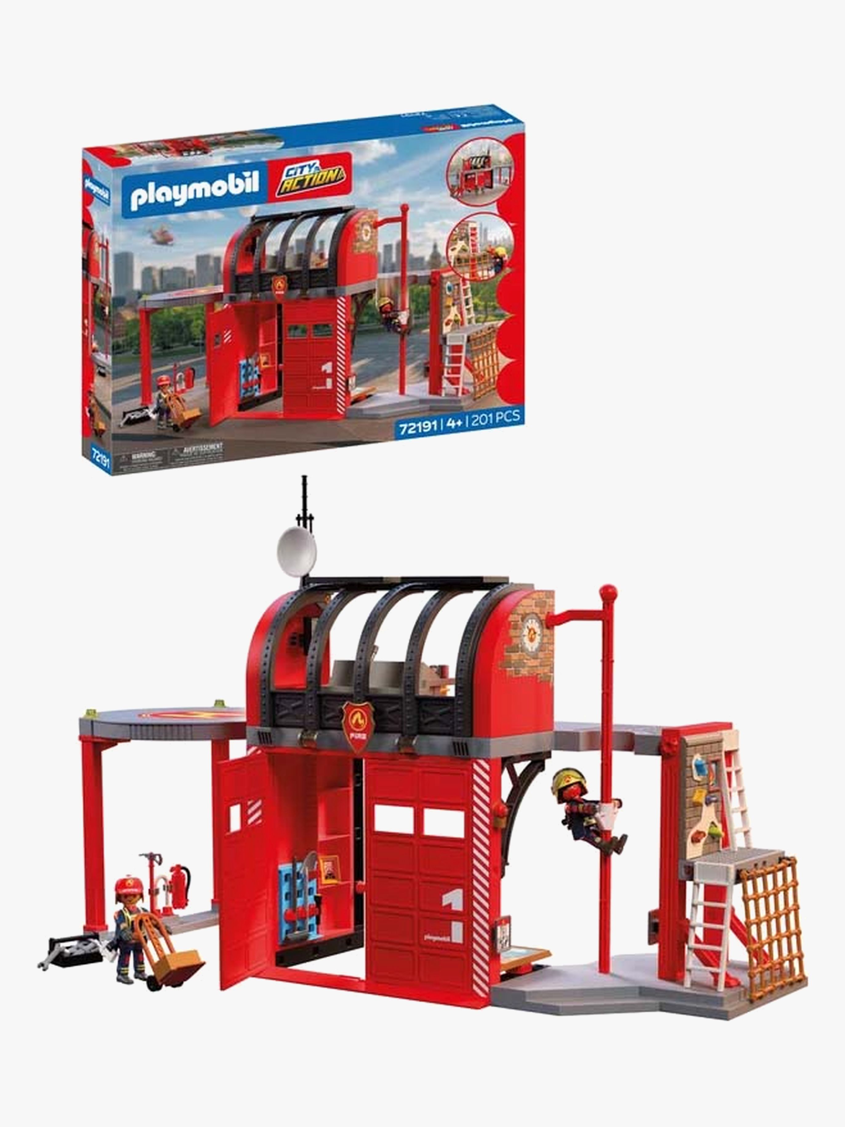 Playmobil City Action Stor Brandstation, Flerfarvet