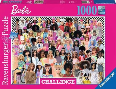 Ravensburger Barbie Challenge Puslespil 1000 Brikker