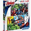 Marvel Avengers Puslespil 2x60 Brikker