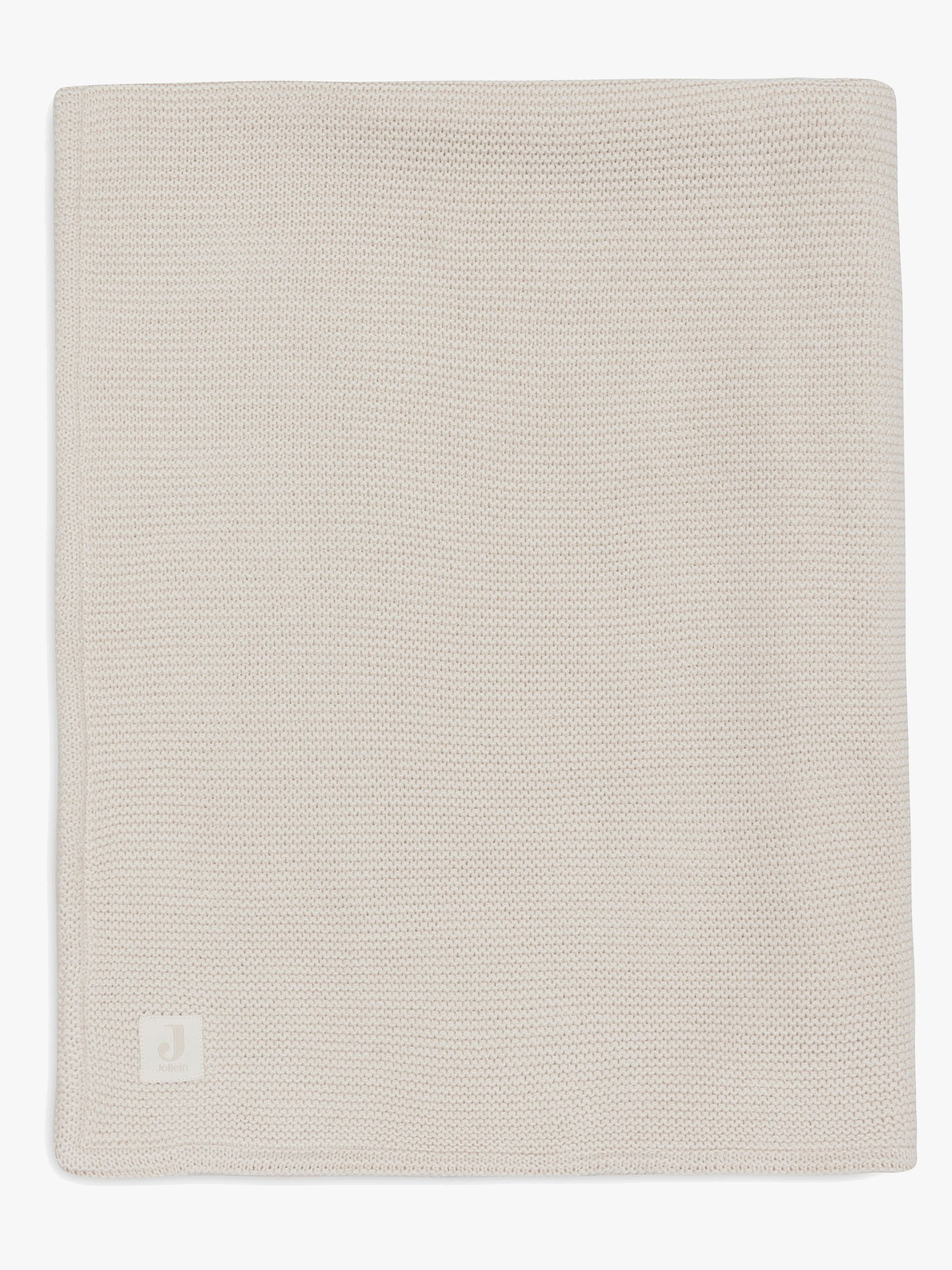 Jollein Tæppe 75x100 cm Basic Knit/Velvet, Oatmeal