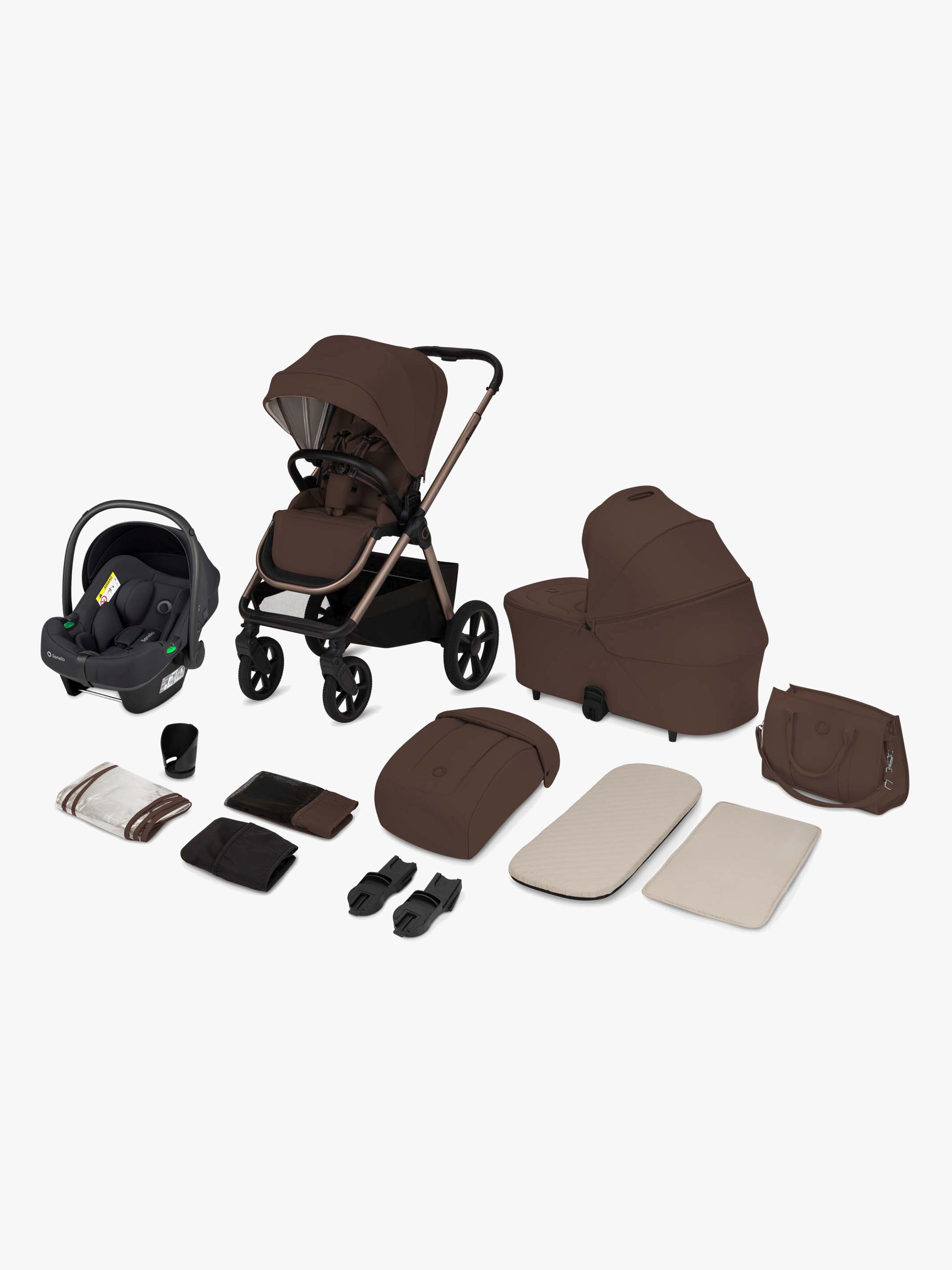 Lionelo CARMINE 3-in-1 Duovogn, Brown Chocolate