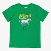 Pippi Langstrømpe X Martinex Pippi Logo T-shirt, Grøn