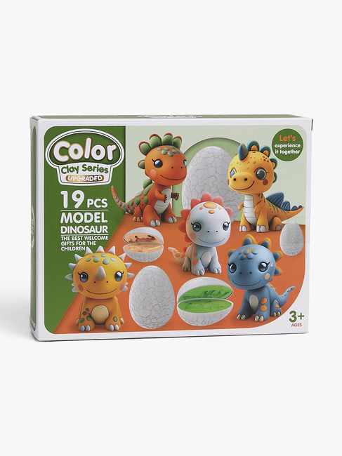 Fippla Modellervoks Baby Dinosaur 19 Dele